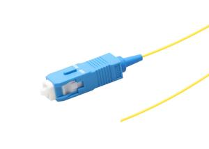 Wholesale 0.9mm G657A1 Fiber Optic Pigtail 1M Singlemode Fiber SC UPC Pigtail from china suppliers