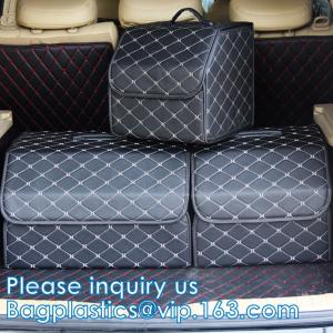 China Storage Container, Waterproof Pu Leather Storage Box Car Trunk Organizer, Automotive Consoles & Organizers on sale