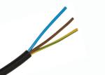 Round Shape Multi Core Flexible Copper Conductor Cable , PVC Sheathed Electrical