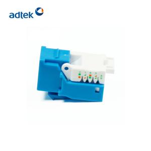Wholesale Cat5e Cat6 Cat6a FTP Keystone Jack Toolless Rj45 Color Customed from china suppliers