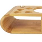 Portable Bamboo Kitchen Utensil Holder Rack Bar Tools Storage