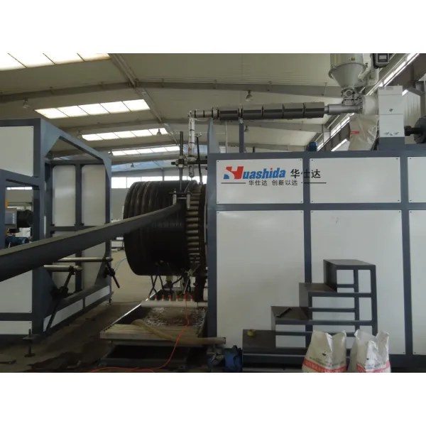 HDPE Hollow Wall Winding Pipe Production Line with 200-3000mm Pipe Range, PLC Control, and Hollow Wall Structure