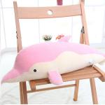 Large Size Dolphin Soft Toy , Various Color Cotton Dolphin Stuffed Animal