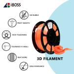iBOSS High Quality 3D Printer Filament Silk Dual Rose Red Yellow 1.75mm PLA+
