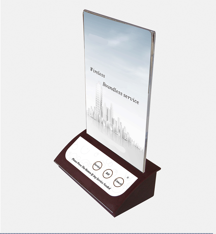 restaurant wireless call system 5 keys call waiter button