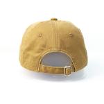 Metal Buckle Embroidered Baseball Caps 6 Panel Printed Logo For Dad