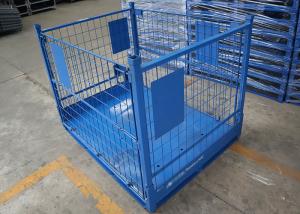 Wholesale Large Foldable Collapsible Stillage Pallet Mesh Cage 1480x1130 from china suppliers