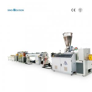 Wholesale C-PVC Pipe Making Machine For Plumbing Pipe At 42 Rpm Screw Speed from china suppliers