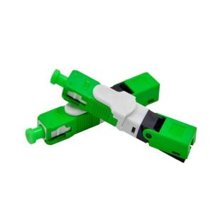 Wholesale Single Core OEM 52mm Fiber Optic Quick Connector ESC250d SC APC Fast Connector from china suppliers