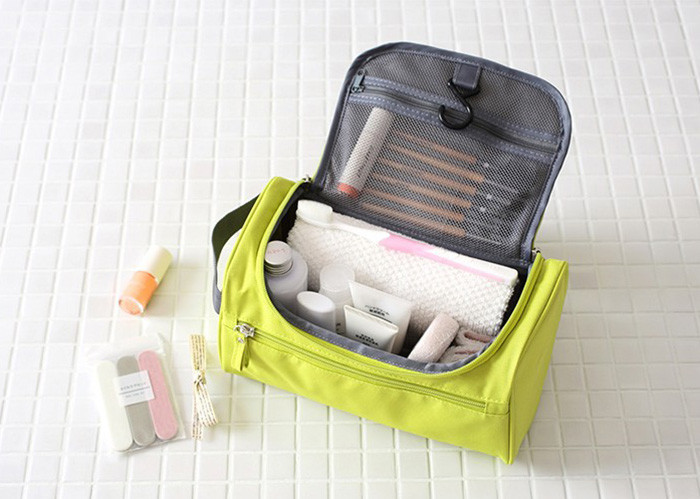 Foldable Hanging Travel Toiletry Bag High - End EVA Waterproof Fabric