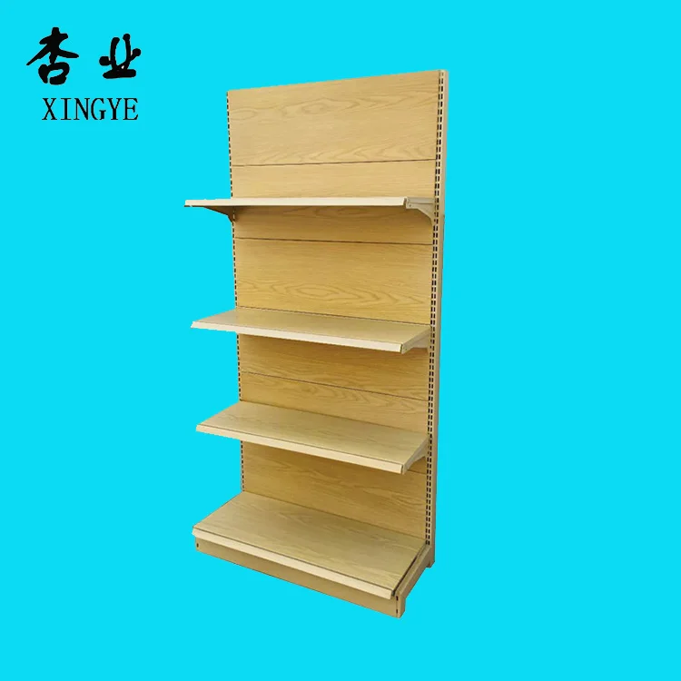 Factory custom color size metal super market racks grocery store shelves