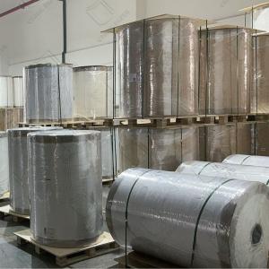 Wholesale 50GSM To 120GSM White Yellow Blue Silicon Or PE Coated Glassine Liner Release Paper from china suppliers