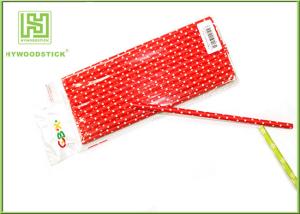 Wholesale Small Fancy Cool Drinking Straws , Pretty Thick Custom Paper Straws With Banners from china suppliers