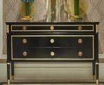 metal frame wooden dresser/ chest,M/F combo ,console,dresser with dovetail