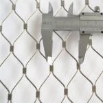 Staircase Railing Balustrade Safety Netting SS316 Metal Woven Wire Mesh 60x60mm