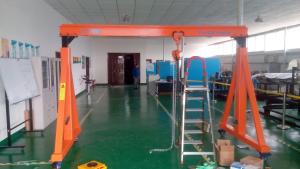 Wholesale Workshop 1T 5T Adjustable Height Gantry Crane With Wheel High Efficiency from china suppliers