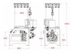 Semi - conductor 450L / min Chemical Filtration Systems 5HP with screw nut