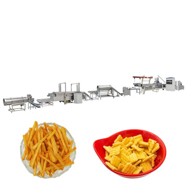 High Efficiency Fried Snack Production Line Crisp Making Machine 380V 50hz 3