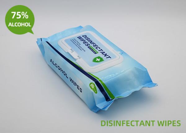 White Alcohol Hand Sanitizer Typical 75 Alcohol Wipes For Diabetics Portable 60