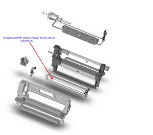 Wholesale A081987 Noritsu Minilab Parts QSS3501 Fuji Frontier LP7100 Minilab Roller from china suppliers