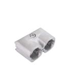 Lean Pipe Joint Aluminum Tube Connector Double Tube External Direct Head