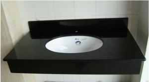 Wholesale Pure black bathroom vanity, single sink vanity, cheap bathroom vanity,vanity units from china suppliers