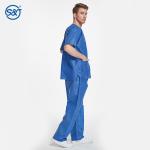 Hospital Breathable 3-layer Scrub Suits SMS Material Scrub Suites