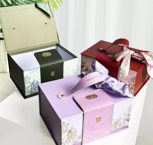 Wholesale Customized Eco-friendly Recycled Cardboard Rigid Gift Box Colorful Folding Design Magnetic Closure Suitable for Shoes and Clothing Packaging from china suppliers