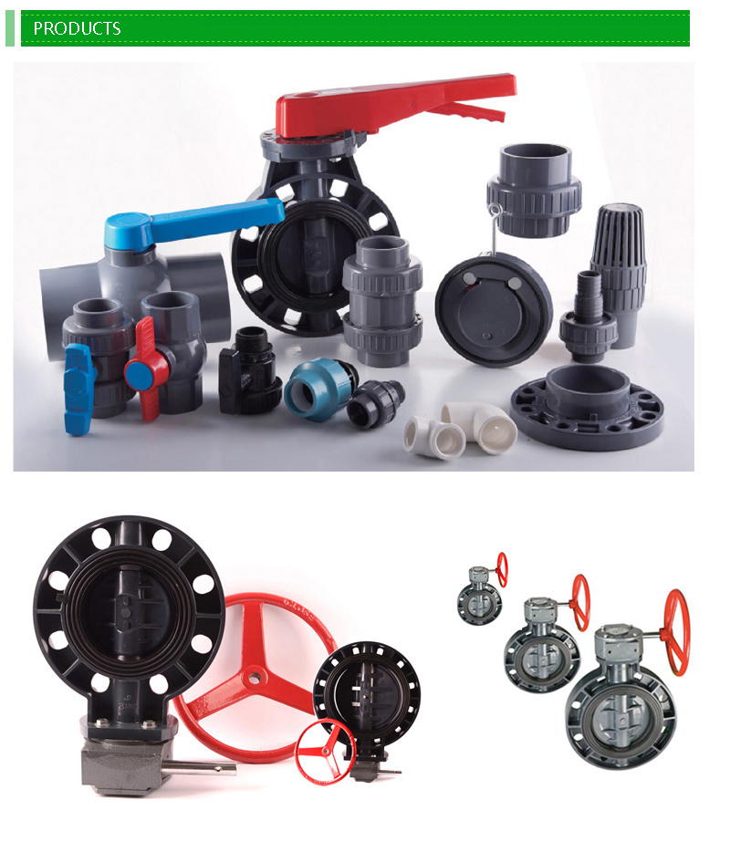 Chinese Factory Handle Lever Gear Flange Butterfly Valve with New Materials