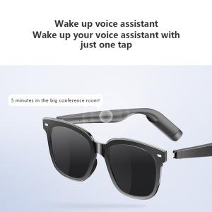 Wholesale 8 Hour Music Time Ultralight BT 5.3 Bluetooth Smart Glasses With Call 110mAh*2 Capacity from china suppliers