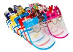 Character Kids Plastic Face Shield With Glasses For School Protector
