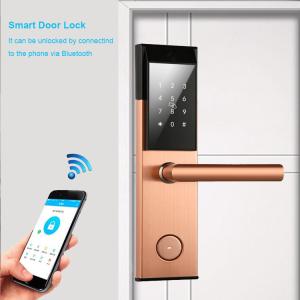 Wholesale Electronic WiFi App Sus304 Wifi Front Door Lock Smart Home Alkaline Batteries from china suppliers