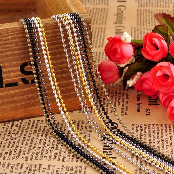 Handmade bead material electrophoresis buckle bead chain finished necklace