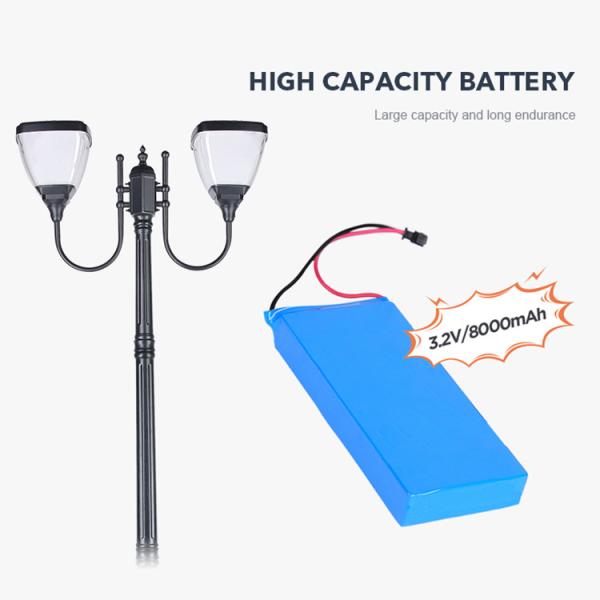3000K 6500K Solar Powered Pole Light Outdoor Decorative Landscaping With Mono