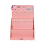 POP Custom Cardboard Countertop Display Corrugated Paper PDQ With Peg Hooks