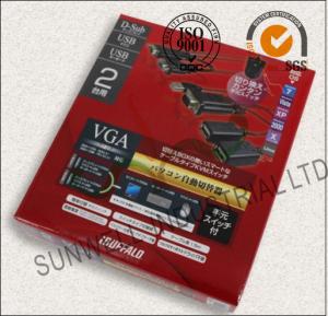 Wholesale Eco Friendly USB Electronics Packaging Boxes Courragate / Art Paper Hot Stamping from china suppliers