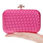 Classic female high-end hand woven star banquet evening bag hand elegant dinner
