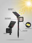 Outdoor Solar Garden Light Landscape LED Lawn Lamp with and Adjustable