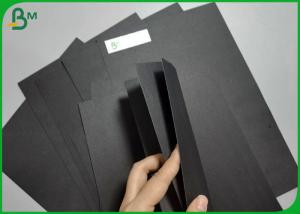 Wholesale Wood pulp 120gsm To 500gsm Double Sided Solid Black Paperboard For Book Binding from china suppliers