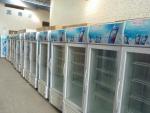 Upright Commercial Cold Drink Beverage Cooler For Retail Store With Glass Door