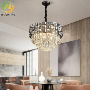 Wholesale D50cm Metal Crystal Pendant Light Luxury Indoor Residential from china suppliers