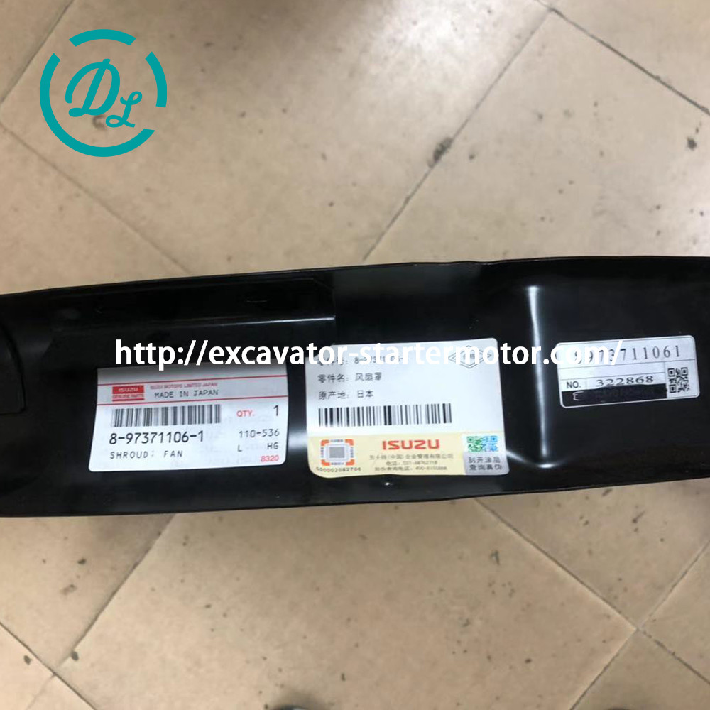 8-97371106-1 Excavator Fan Shroud 8973711061 ISUZU 4HK1 Engine