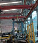 Electric Single Girder Overhead Bridge Cranes Traveling Type LDX3t-18m