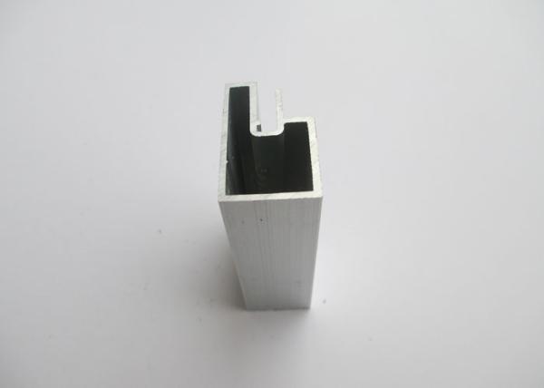 Mirror Surface Silver Standard Aluminium Extrusion Profiles , stock aluminum