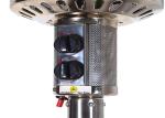 Outdoor Silver Flexible Propane Gas Electric decorative propane patio heaters
