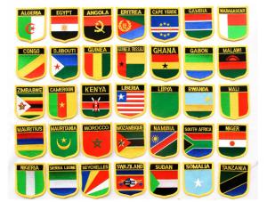 Wholesale OEM Sew On Twill Small Country Flag Patches For Jackets Shirts from china suppliers