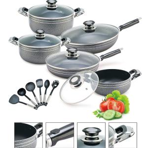 Wholesale Nonstick Aluminum Cooking Pots ＆ Pans Cookware Sets from china suppliers