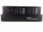 Rack 1080P/60Hz Lossless Dvi video fiber converter Transceiver Receiver single