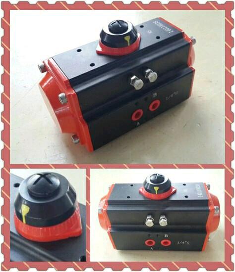 Quality 90 degree pneumatic actuator  pneumatic rotary actuator 90 degrees 2 stage pneumatic actuator for sale