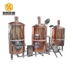 10HL Red Copper Beer Brewing Kit , Electric / Steam Heated Beer Fermentation